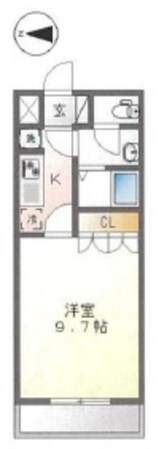 シェルル江北の物件間取画像